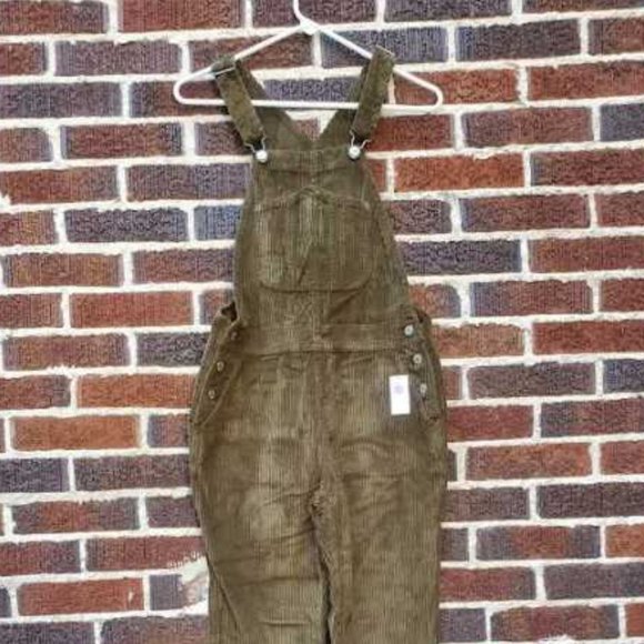 New women's Old Navy  corduroy slouchy straight workwear overalls - Picture 11 of 11